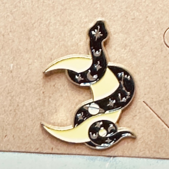 2/$15 Crescent Moon Wrapped w/Black Snake Stars Moons Constellation & Planet - Picture 7 of 8